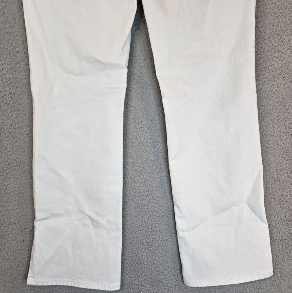 NYDJ Barbara Bootcut White Denim Jeans Sz 4 Lift & Tuck Technology Stretch - Picture 10 of 15